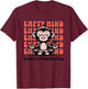 Live It Designs Funny Manifesting Monkey, Beginner Yoga Meditation Chimp T-Shirt - T-Shirt | Maroon