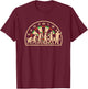 Dart Evolution Retro Dartboard Player Men Women T-Shirt - T-Shirt | Maroon