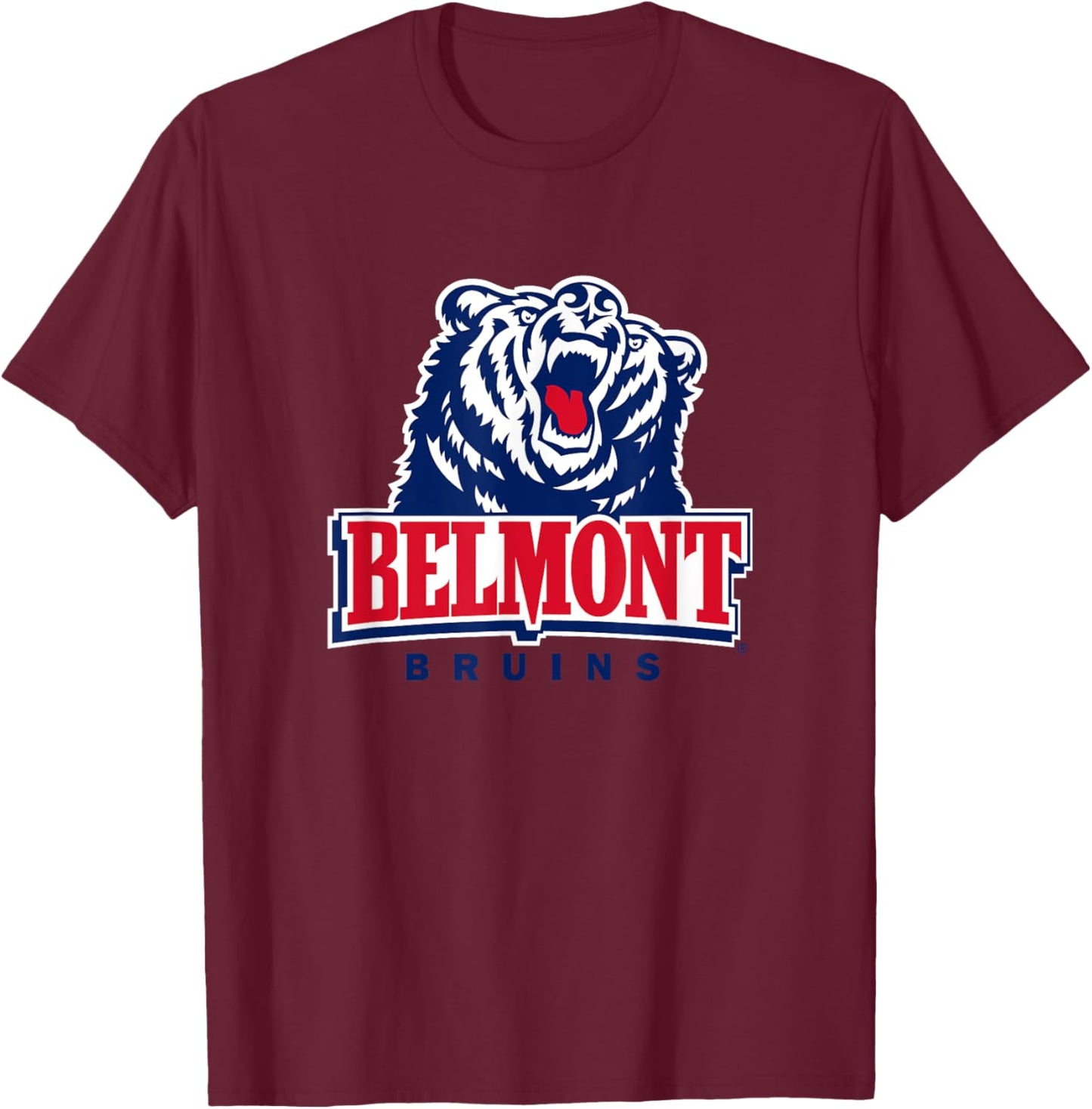 Belmont Bruins | Official NCAA Merch | PPBEL01 T-Shirt - T-Shirt | Maroon