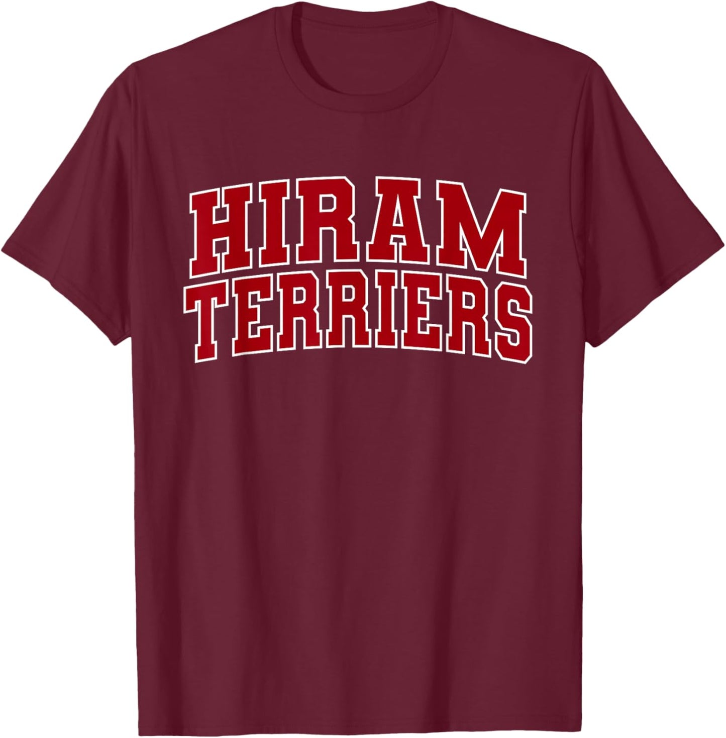 Hiram College Terriers Apparel Sports Fan T-Shirt - T-Shirt | Maroon