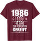 Funny 40 Years Saying Gift 40th Birthday T-Shirt - T-Shirt | Maroon