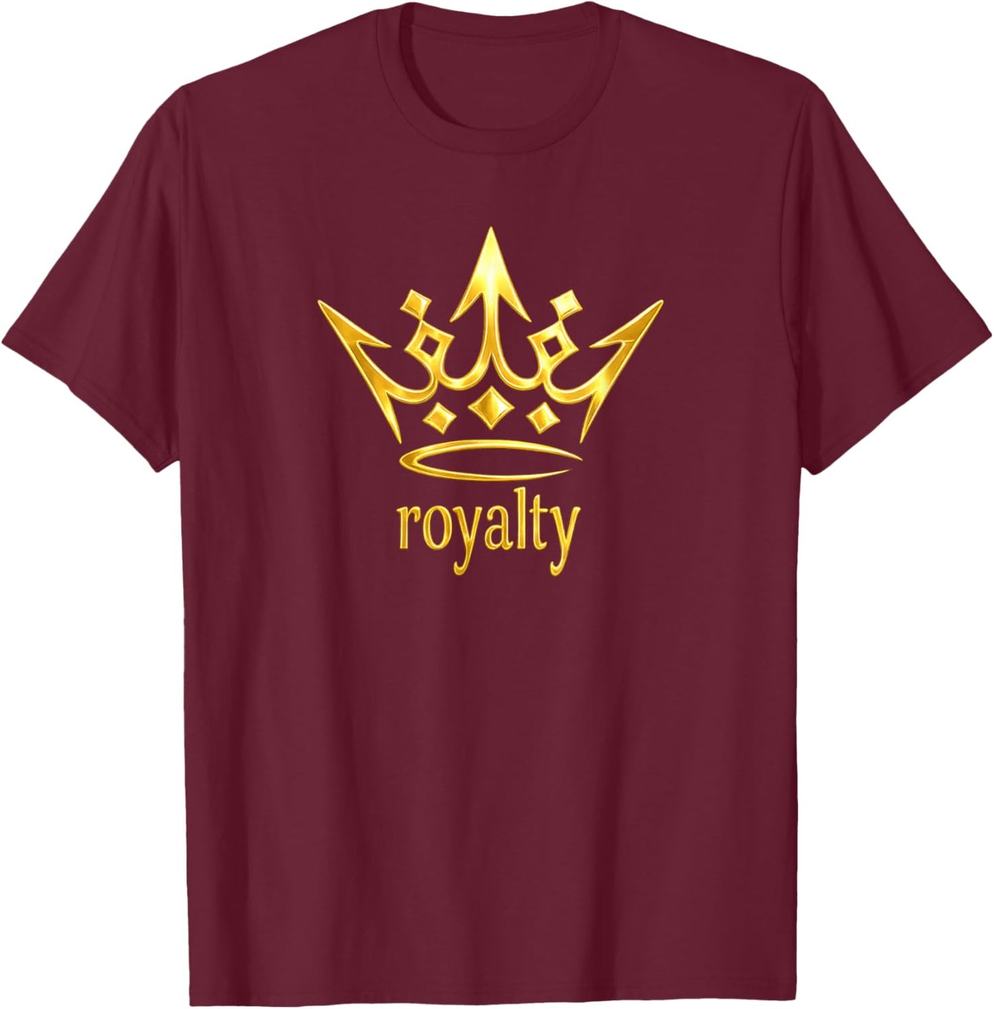Vintage Crown Shirt & Women - Royalty T-Shirt - T-Shirt | Maroon