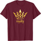 Vintage Crown Shirt & Women - Royalty T-Shirt - T-Shirt | Maroon
