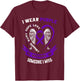 Pancreatic Cancer Awareness Shirt Someone I Miss Memorial T-Shirt - T-Shirt | Maroon