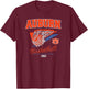 Auburn TigersBasketball: 2025 March Madness Net - NCAA T-Shirt - T-Shirt | Maroon