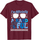 Kids I'm Officially A Handful Five 5th Birthday Funny Boys Kids T-Shirt - T-Shirt | Maroon