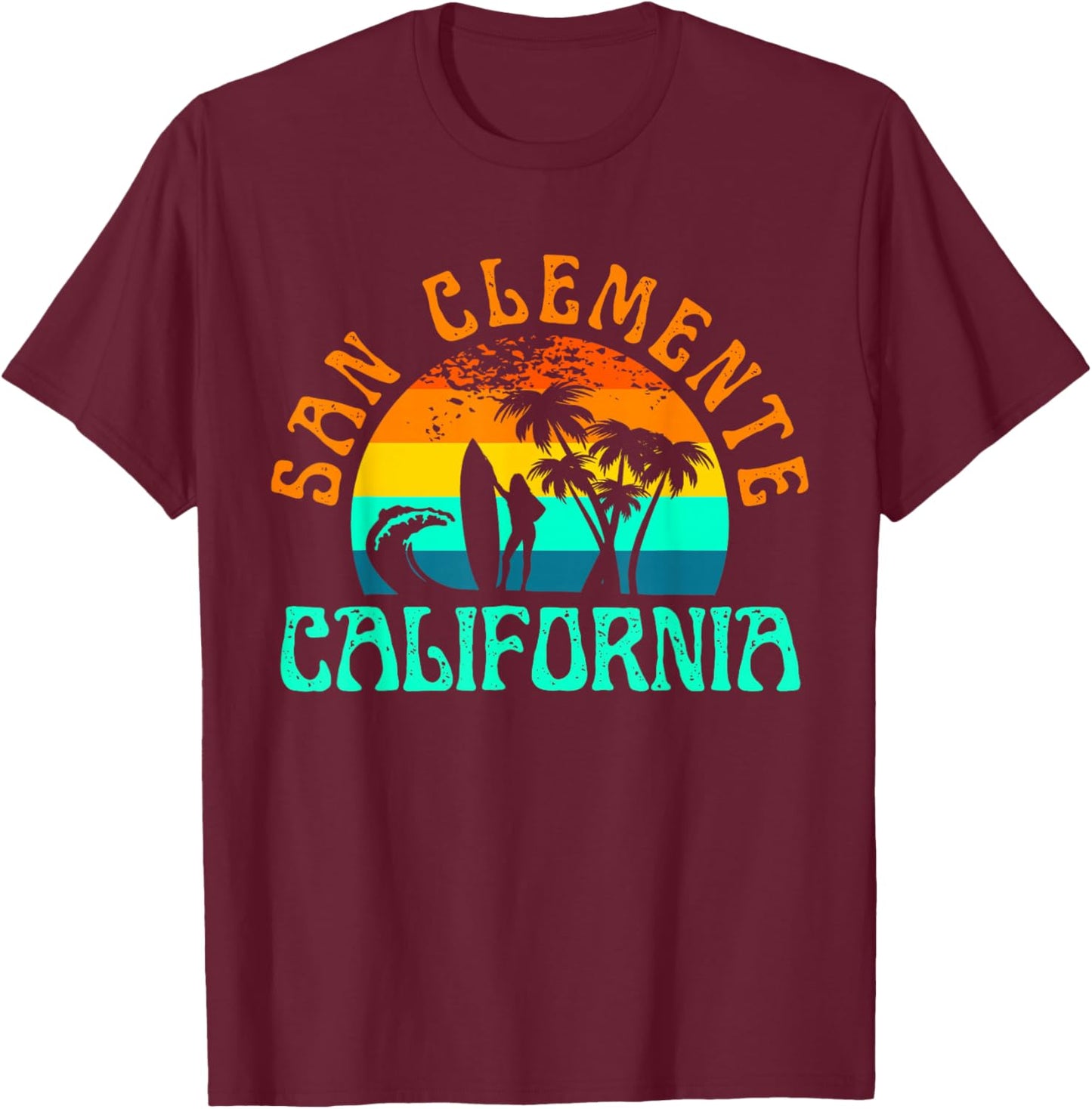 San Clemente T-Shirt - T-Shirt | Maroon
