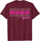 Cute Ophthalmology Squad Ophthalmologist T-Shirt - T-Shirt | Maroon