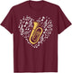 Euphonium Heart T-Shirt - T-Shirt | Maroon