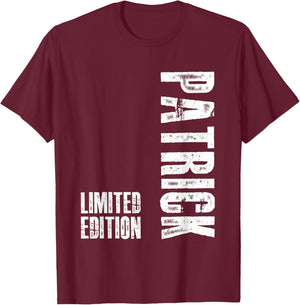 Patrick Funny Gift First Name Patrick T-Shirt - T-Shirt | Maroon