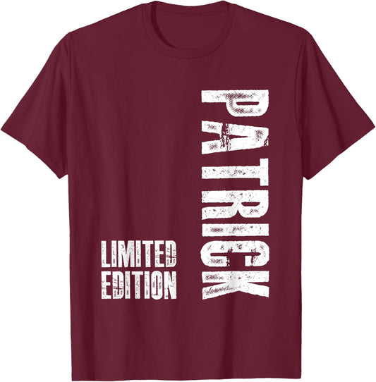 Patrick Funny Gift First Name Patrick T-Shirt - T-Shirt | Maroon