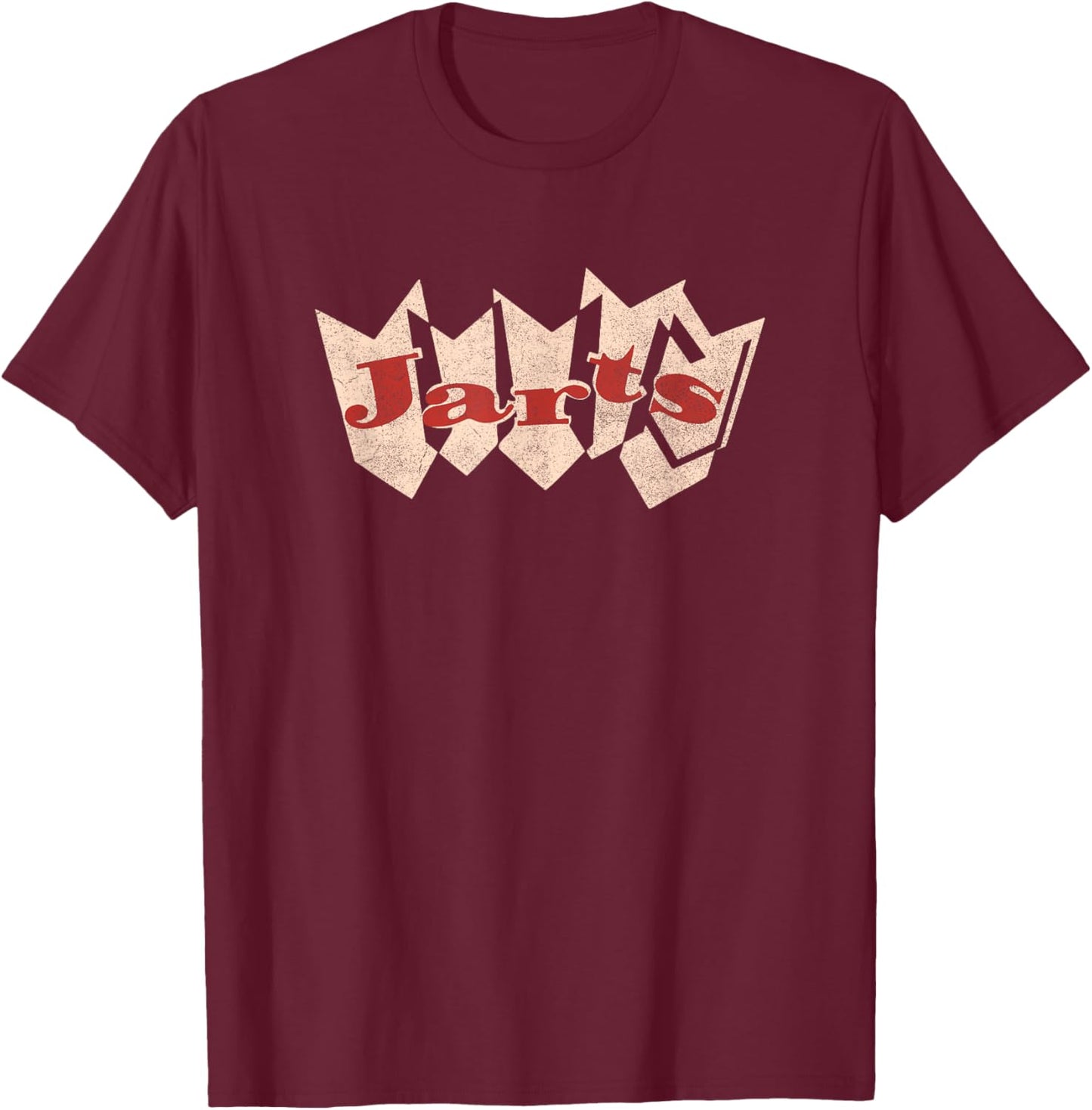 Jarts Lawn Darts Retro 70s 80s Game Throwback Funny Vintage T-Shirt - T-Shirt | Maroon