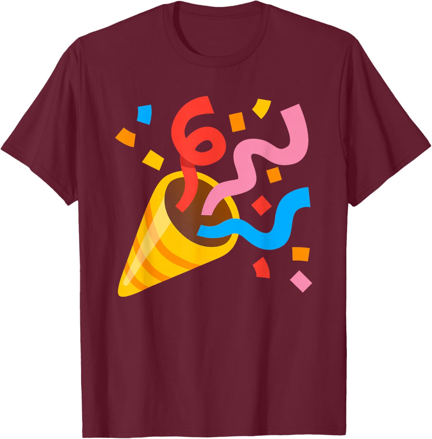 Party Popper Costume T-Shirt - T-Shirt | Maroon