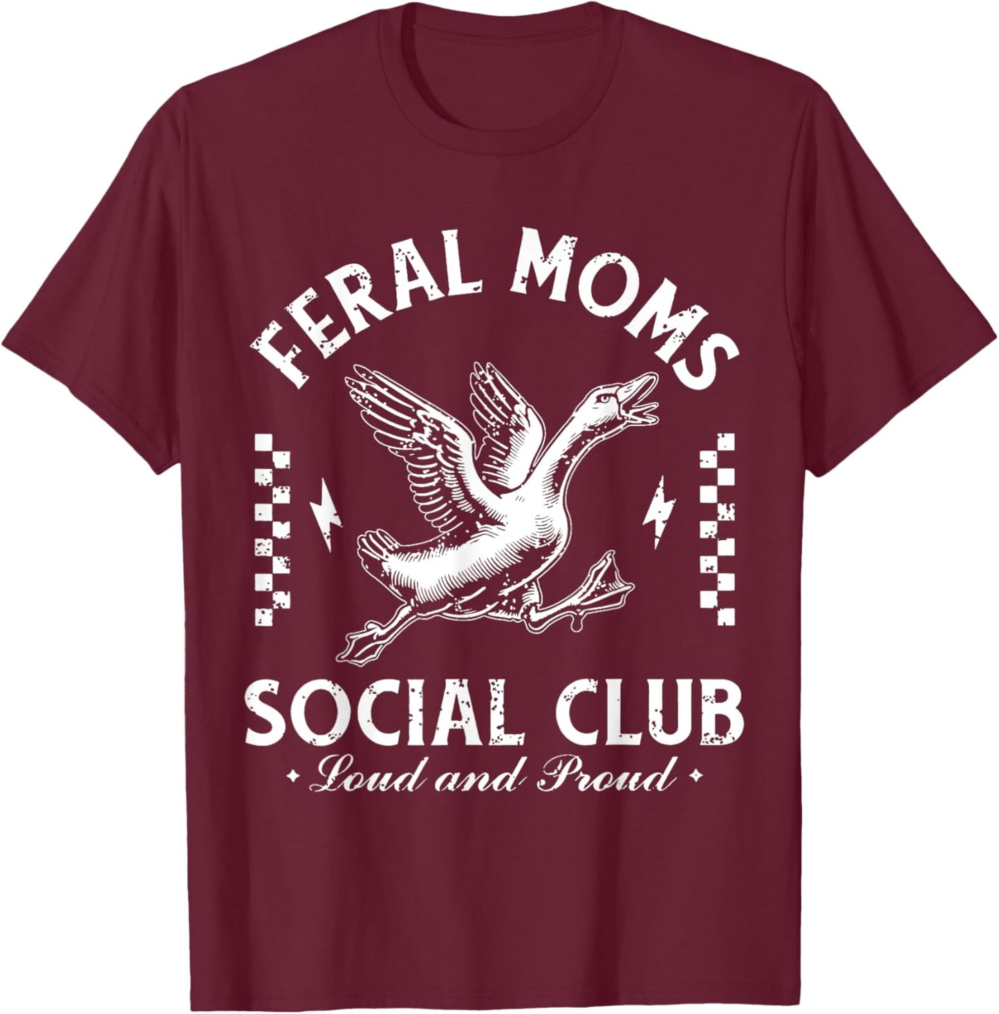 Funny Goose T-Shirt - T-Shirt | Maroon