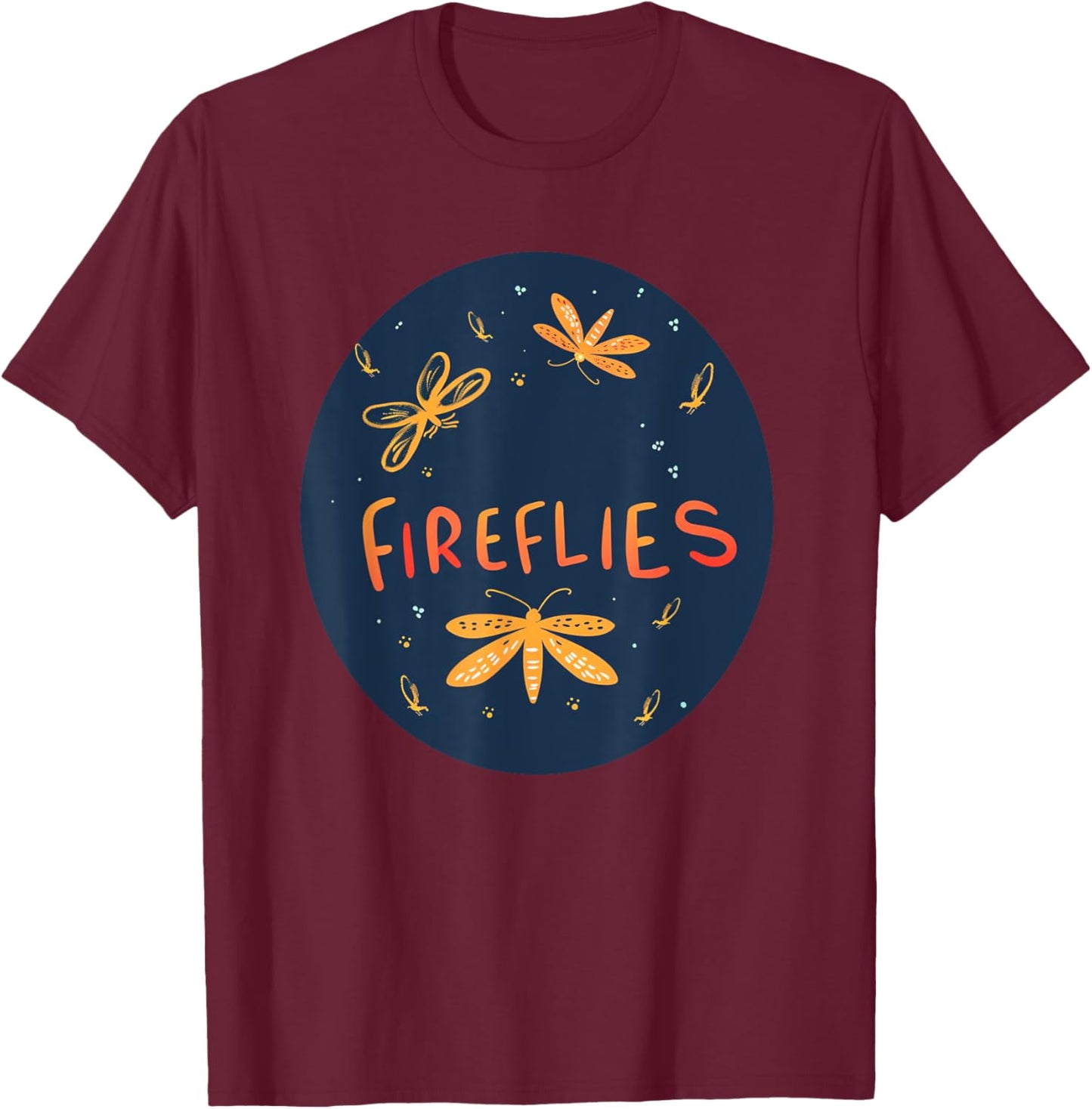 Funny Fireflies Costume for Adults and Kids T-Shirt - T-Shirt | Maroon