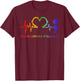 Broken Crayons Still Color Semicolon Mental Health Tie Dye T-Shirt - T-Shirt | Maroon