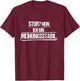Stur? Nein. Ich Bin meinungsstabil – Sarcastic Saying T-Shirt - T-Shirt | Maroon