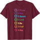 Chakra Alignment, Yoga, Meditation Spiritual T-Shirt - T-Shirt | Maroon