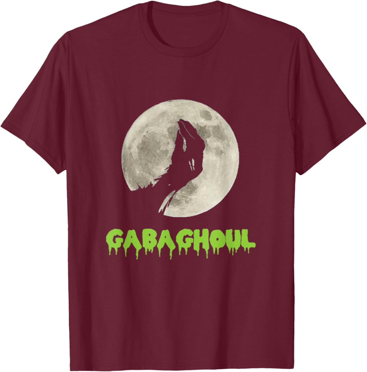 Gabaghoul Halloween Spooky T-Shirt - T-Shirt | Maroon