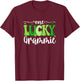 One Lucky Grammie Groovy Retro Grammie St Patrick's Day T-Shirt - T-Shirt | Maroon