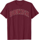 Bookish Vintage Varsity Style Funny Book Lover Art T-Shirt - T-Shirt | Maroon