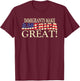 Immigrants Make America Great American Flag Lover T-Shirt - T-Shirt | Maroon
