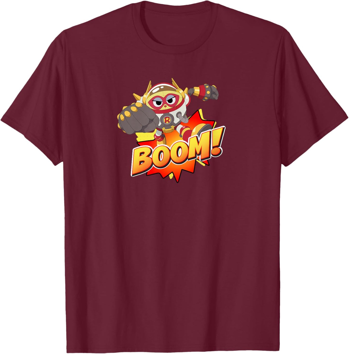 Ryan's World the Movie mEGGabot BOOM! T-Shirt - T-Shirt | Maroon