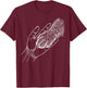 Dog And People Punch Hand Dog Man Friendship Bump Dog's Paw T-Shirt - T-Shirt | Maroon