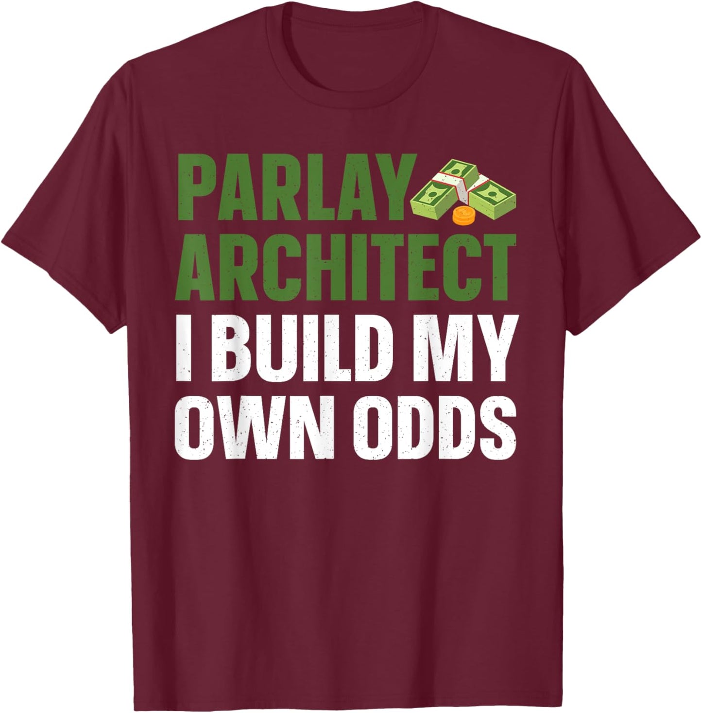Best Sports Betting Art Women Parlay Sports Gambler T-Shirt - T-Shirt | Maroon