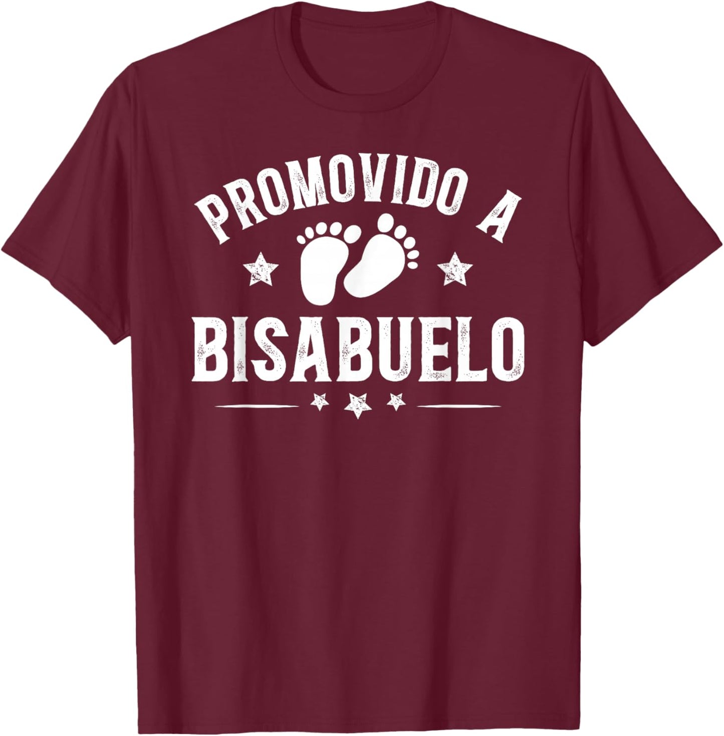 Promovido A Bisabuelo Great Grandpa Bisabuelo T-Shirt - T-Shirt | Maroon