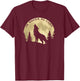 in Bocca al Lupo Symbole Italien Idiome Bonne Chance T-Shirt - T-Shirt | Maroon