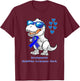 T-rex Dinosaur Developmental Disabilities Awareness Month T-Shirt - T-Shirt | Maroon