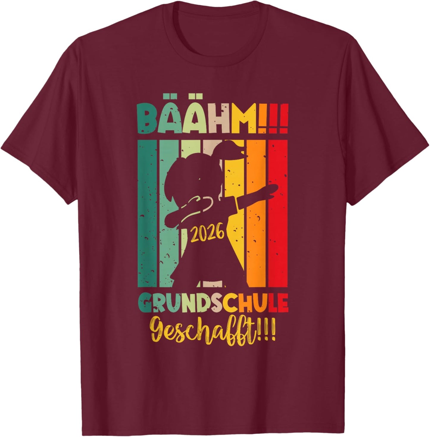 Grundschule Absolvent Abgänger Grundschule Abschluss 2026 T-Shirt - T-Shirt | Maroon