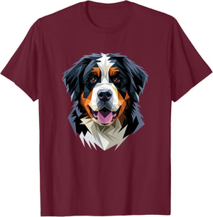 Bernese Mountain Dog Schweizer Sennenhund Swiss Cattle Dogs T-Shirt - T-Shirt | Maroon