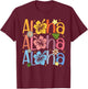 Cute Aloha Hawaiian Summer Vacation Shaka Hibiscus Kids Girl T-Shirt - T-Shirt | Maroon