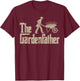 Fathers Day The Gardenfather Funny Parody Gardener Dad Papa T-Shirt - T-Shirt | Maroon