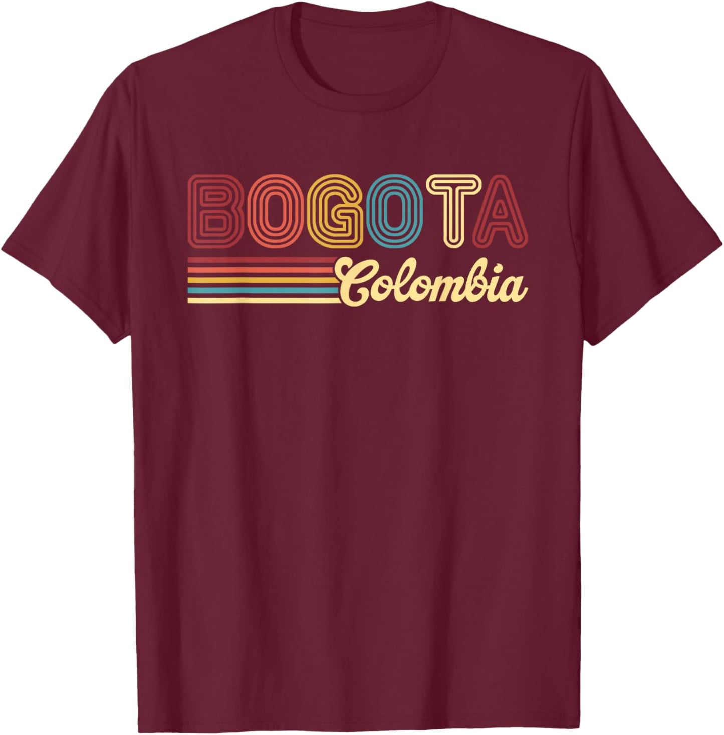 Bogota Colombia Souvenir - Cool South America Travel T-Shirt - T-Shirt | Maroon
