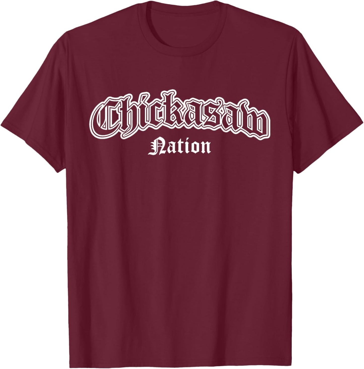 Chickasaw Nation Native American Indian T-Shirt - T-Shirt | Maroon