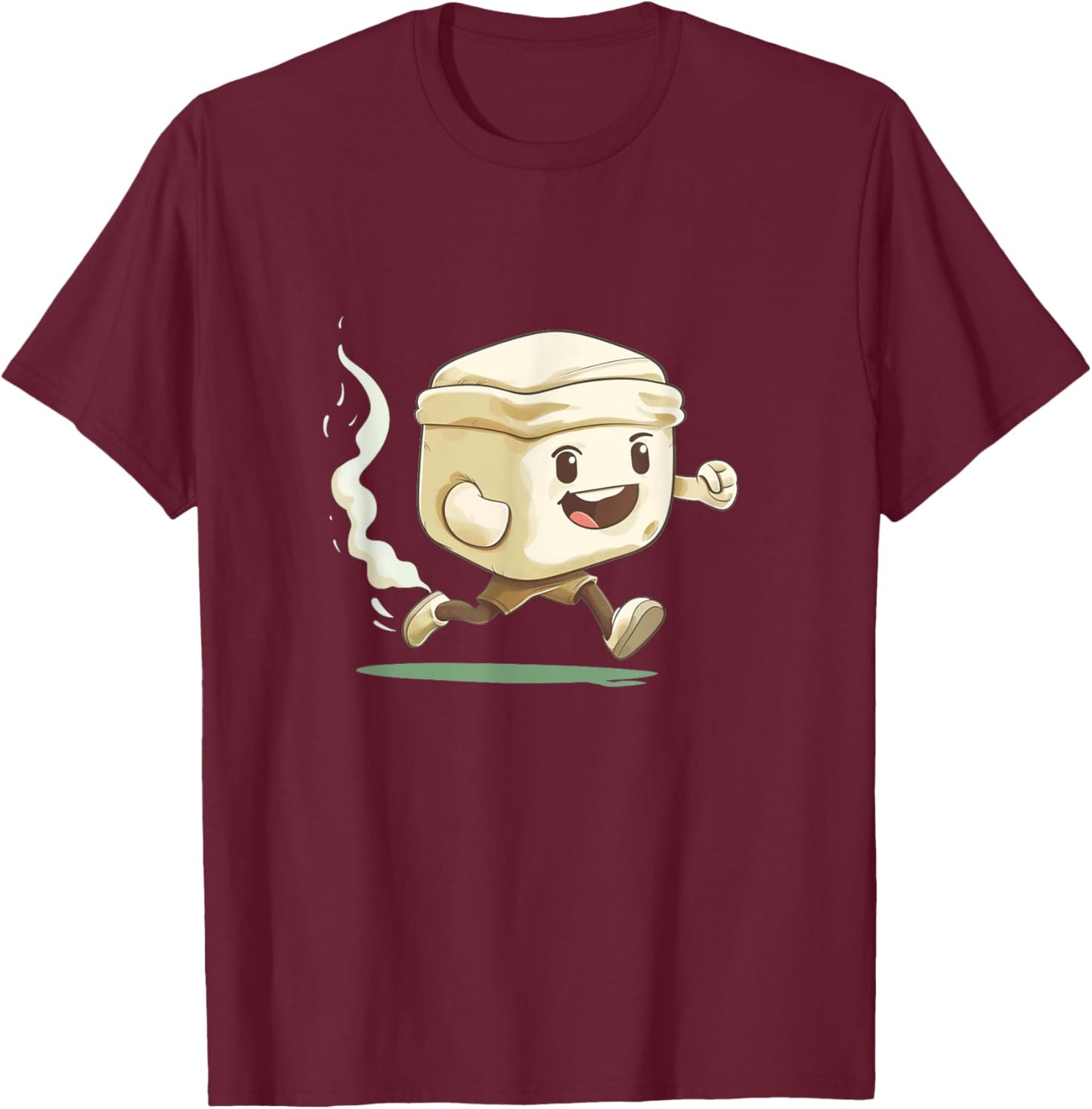 Sport Marshmallow with Headband for Sports Lovers T-Shirt - T-Shirt | Maroon
