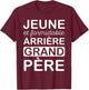 Young Great-Grandpa Funny Birthday Party T-Shirt - T-Shirt | Maroon