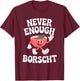 Funny Borscht Retro T-Shirt - T-Shirt | Maroon