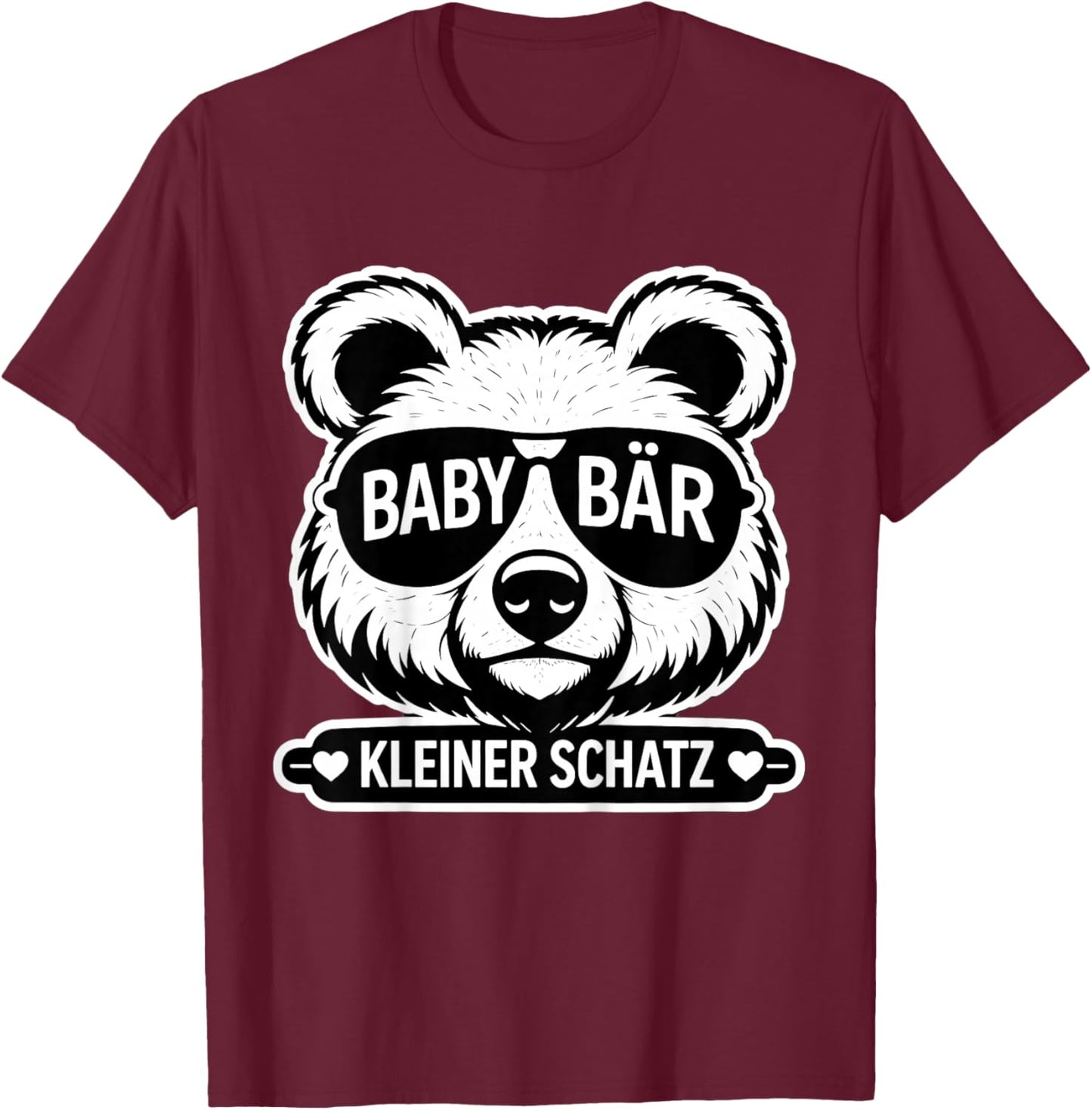 Baby Bär Kinder – Kleiner Schatz Shirt T-Shirt - T-Shirt | Maroon