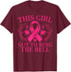 This Girl Got to Ring the Bell Last Chemo Breast Cancer T-Shirt - T-Shirt | Maroon