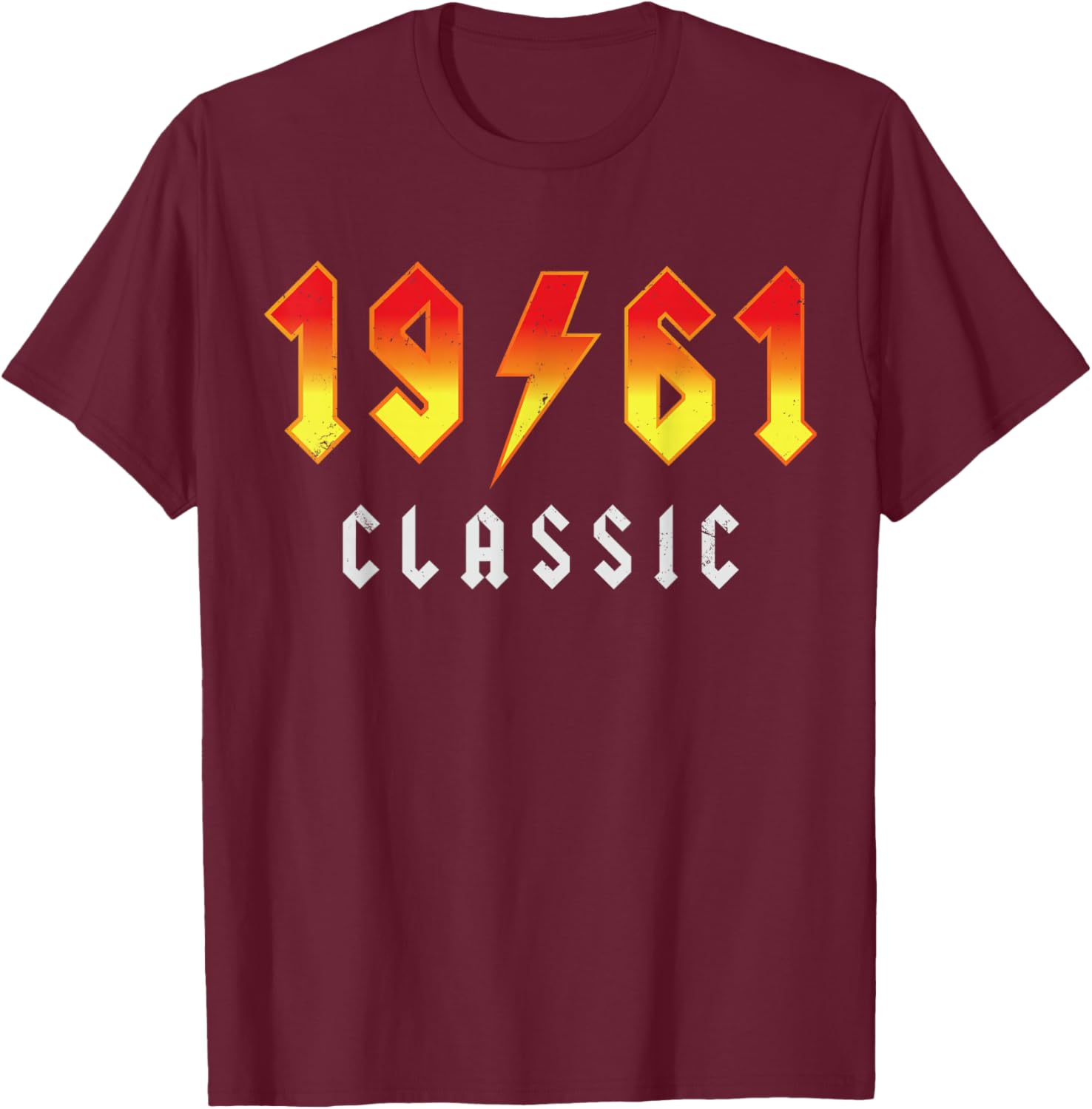 1961 Birthday Man 65th Decoration Funny 65s 65th Birthday T-Shirt - T-Shirt | Maroon