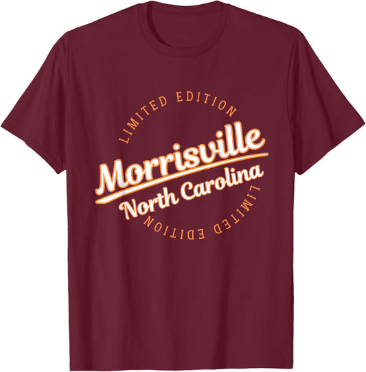 Retro Athletic Morrisville NC Apparel T-Shirt - T-Shirt | Maroon