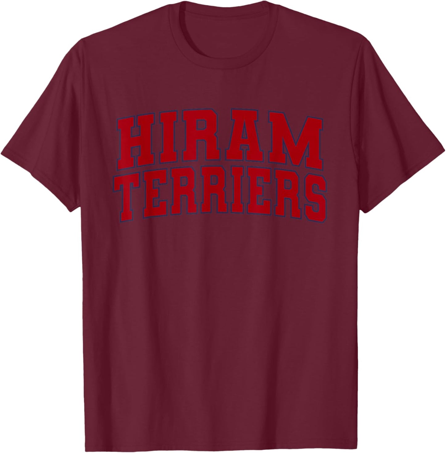 Hiram College Terriers Apparel Sports Fan T-Shirt - T-Shirt | Maroon