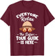 Safari Tour Guide Safari Tour Guide Costume Everyone Relax T-Shirt - T-Shirt | Maroon