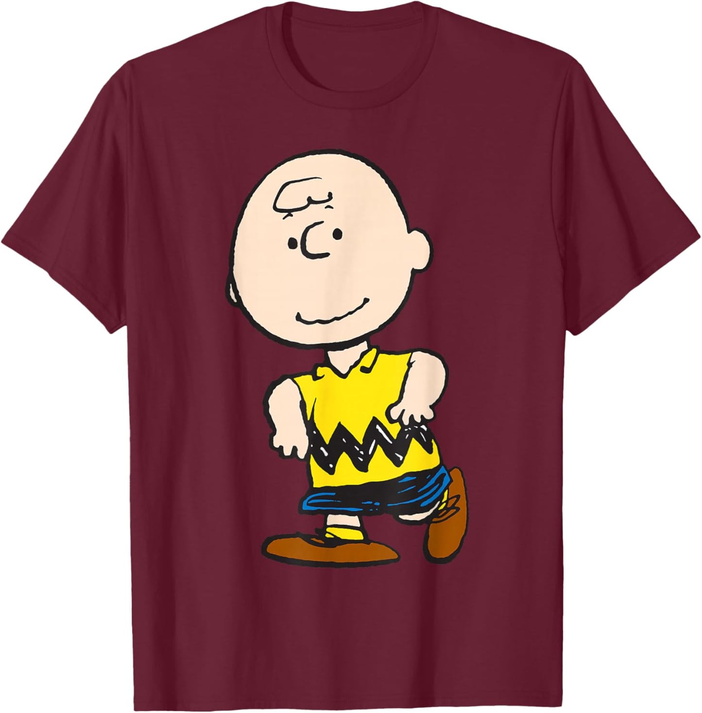 Peanuts Charlie Brown T-Shirt - T-Shirt | Maroon