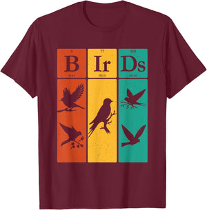 Birds - Birding Bird Watching Birder Bird Watcher T-Shirt - T-Shirt | Maroon