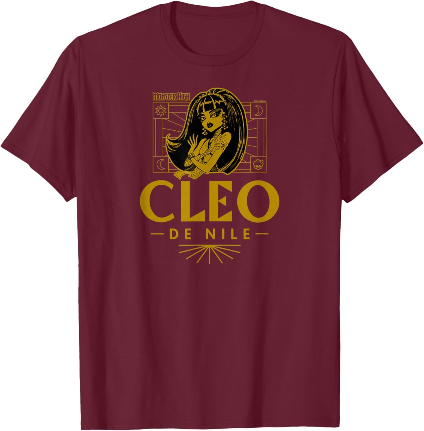 Monster High - Cleo De Nile Black T-Shirt - T-Shirt | Maroon